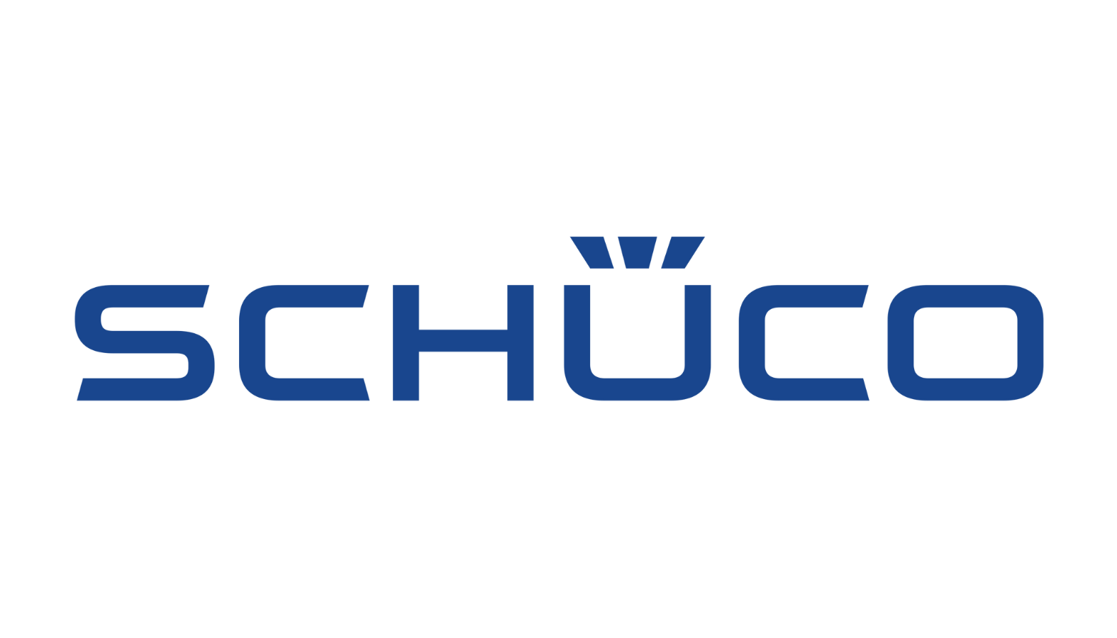 Schüco-Logo: Hersteller von Fenstern, Türen und Fassaden mit innovativem Design und hochwertiger Bauqualität.