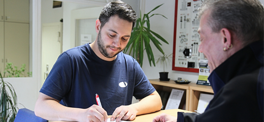 Bild mit Kontaktperson